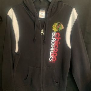 Reebok Chicago Blackhawks Full Zip Hoodie